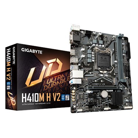 Gigabyte | H410M H V2 1.0 M/B | Processor family Intel | GB | Processor socket LGA1200 | DDR4 DIMM | Memory slots 2 | Supported